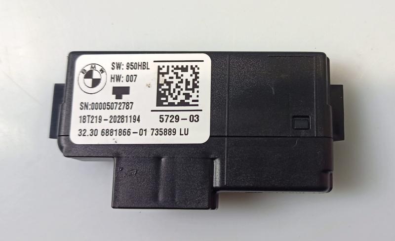 32306881866 Otros módulos control BMW 3 Series G20 Saloon, 3 Series G20 Saloon LCI, 3 Series G21 Touring, 3 Series G21 Touring LCI, 3 Series G28 Saloon, 3 Series G28 Saloon LCI, 5 Series G30, 5 Series G30 LCI, 5 Series G31 Touring, 5 Series G31 Touring LCI, 5 Series G38, 5 Series G38 LCI, 6 Series G32 GT, 6 Series G32 GT LCI, 7 Series G11, 7 Series G11 LCI, 7 Series G12, 7 Series G12 LCI, 8 Series F91 M8 Convertible, 8 Series F92 M8 Coupé, 8 Series G14 Convertible, 8 Series G15 Coupé, 8 Series G16 Gran Coupé, X3 G01, X3 G08, X3 M F97, X4 G02, X4 M F98, X5 G05, X6 G06, X7 G07, Z4 G29
