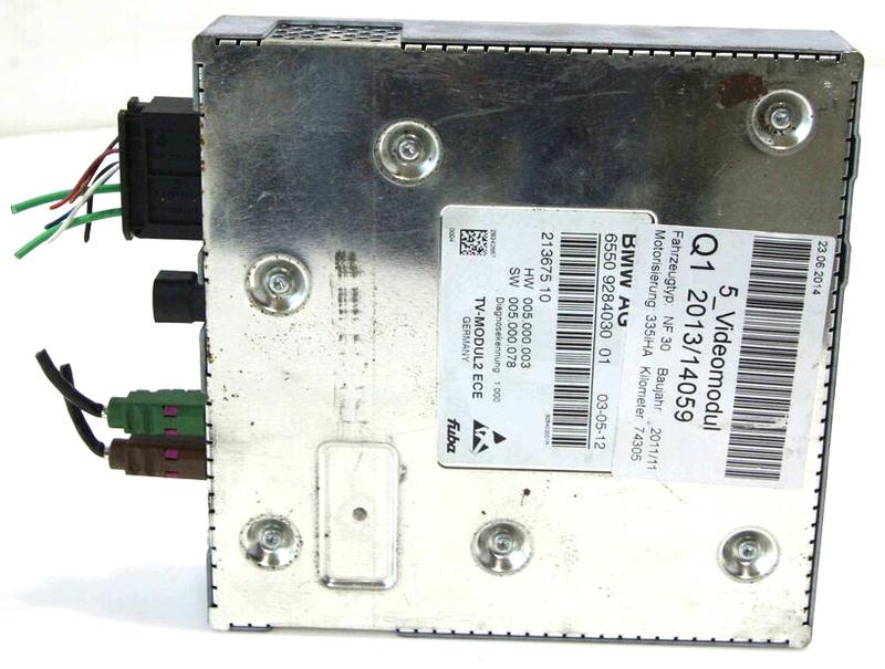 65509366609 Módulo control vídeo BMW 3 Series F30, 3 Series F31, 3 Series F34 GT, 3 Series F80 M3, 4 Series F32, 4 Series F33, 4 Series F36 Gran Coupé