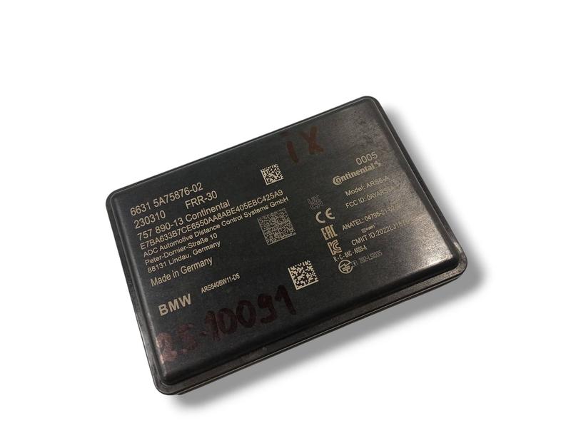 66315A75876 Sensor radar Distronic BMW 2 Series U06 Active Tourer, 5 Series G60 Saloon, 7 Series G70, iX I20, X1 U11, X1L U12, X2 U10, X5 G05 LCI, X5 M F95 LCI, X5L G18 LCI, X6 G06 LCI, X6 M F96 LCI, X7 G07 LCI, XM G09