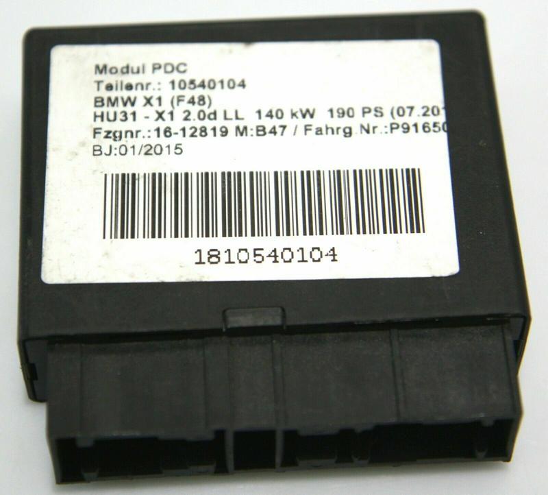 66336874746 Módulo PDC aparcamiento BMW 2 Series F45 Active Tourer, 2 Series F45 Active Tourer LCI, 2 Series F46 Gran Tourer, 2 Series F46 Gran Tourer LCI, i3 I01, MINI Cabrio F57, MINI Clubman F54, MINI F55, MINI F56, X3 F25, X4 F26, X5 F15, X5 M F85, X6 F16, X6 M F86