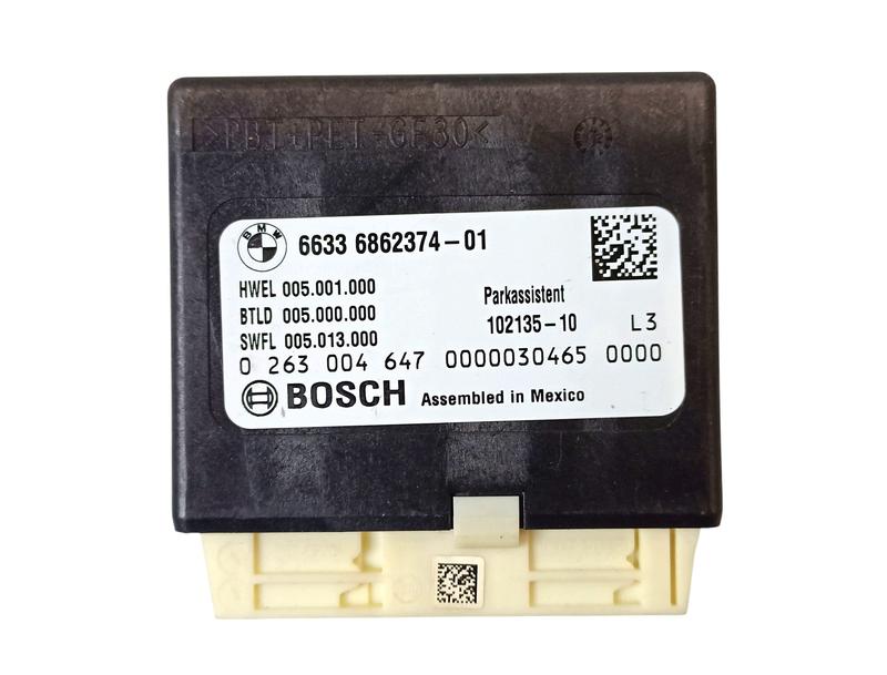 6862374 Módulo PDC aparcamiento BMW 3 Series F30, 3 Series F30 LCI, 3 Series G20 Saloon, 3 Series G20 Saloon LCI, 3 Series G21 Touring, 3 Series G21 Touring LCI, 5 Series G30, 5 Series G30 LCI, 5 Series G31 Touring, 5 Series G31 Touring LCI, 6 Series G32 GT, 6 Series G32 GT LCI, X3 G01, X4 G02