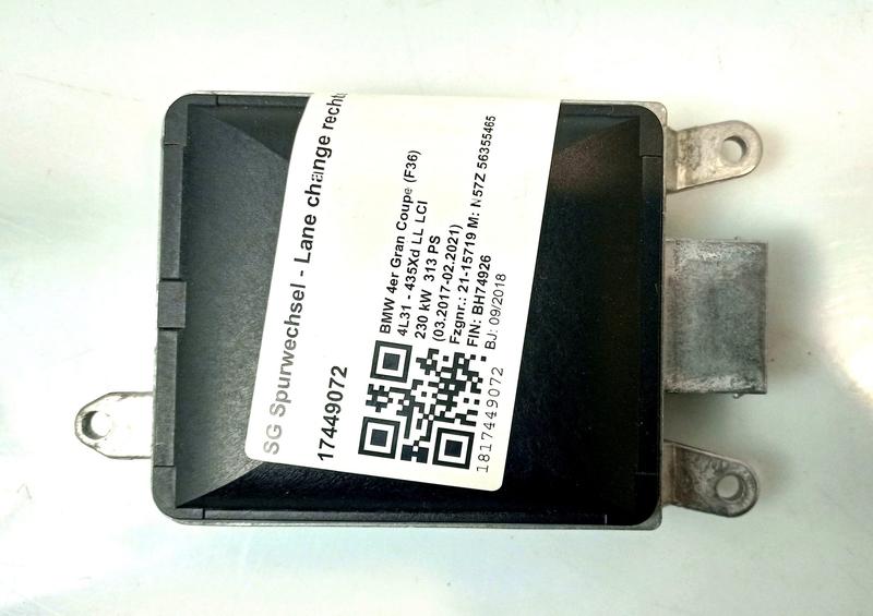 6884288 Módulo ángulo muerto BMW 3 Series F30, 3 Series F30 LCI, 3 Series F31, 3 Series F31 LCI, 3 Series F34 GT LCI, 3 Series F35, 3 Series F35 LCI, 3 Series F80 M3 LCI, 4 Series F32, 4 Series F32 LCI, 4 Series F33, 4 Series F33 LCI, 4 Series F36 Gran Coupé LCI, 4 Series F82 M4 LCI, 4 Series F83 M4 LCI