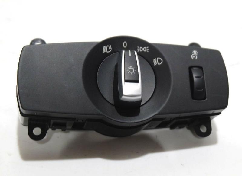 9204068 Interruptor luces BMW 5 Series F07 GT, 5 Series F07 GT LCI, 5 Series F10, 6 Series F06 Gran Coupé, 6 Series F06 Gran Coupé LCI, 6 Series F12, 6 Series F13, 7 Series F01, 7 Series F02